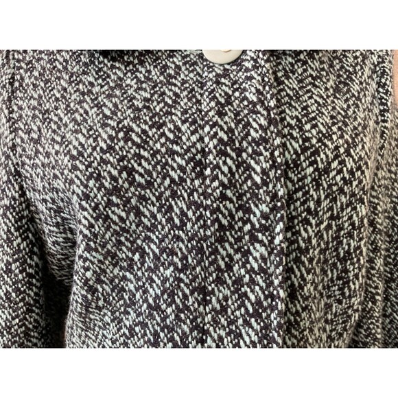 Ambition Blazer Jacket Women's size L Multi Tweed Wool Blend Large Button Front - Picture 3 of 14